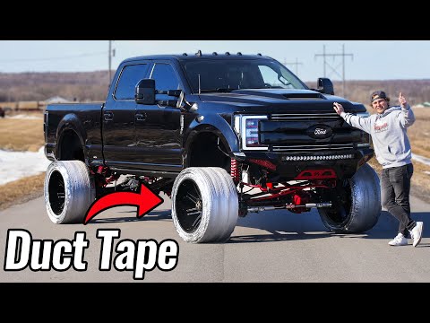 Duct Tape Tires on my Sema Truck