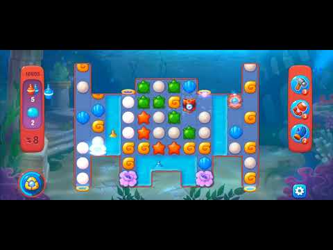 Fishdom Hard Level 10605 (with ingame Double Bomb Boosters) @choraelmin