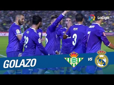 Goal of Golazo de Isco (0-4) Real Betis vs Real Madrid