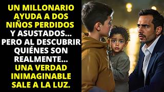 MILLONARIO ENCUENTRA A NIÑOS PERDIDOS Y DESCUBRE UNA VERDAD IMPACTANTE SOBRE ELLOS.