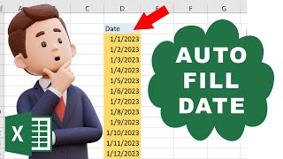 How to Set Auto Fill Date in Excel shortcut formula| Days month and Years