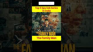 Top 5 Spy Thriller Indian Webseries 🤯😎 #shorts #ytshorts #viral