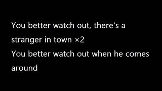 Stranger In Town - Toto (Lyrics)