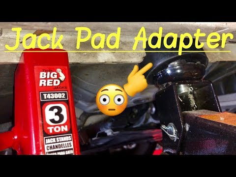 ✅Best rubber Jack Pad Frame Adapter Review for Pinch Weld Fames Looks Like A Hockey Puck