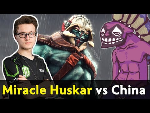 Miracle Huskar + Dazzle combo vs Chinese MMR