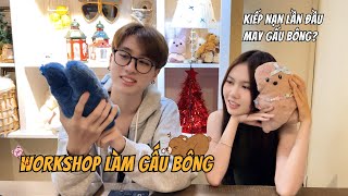 🧸 GIA KHIEM & BAO AN'S FIRST TROUBLE MAKING A TEDDY BEAR 🤯