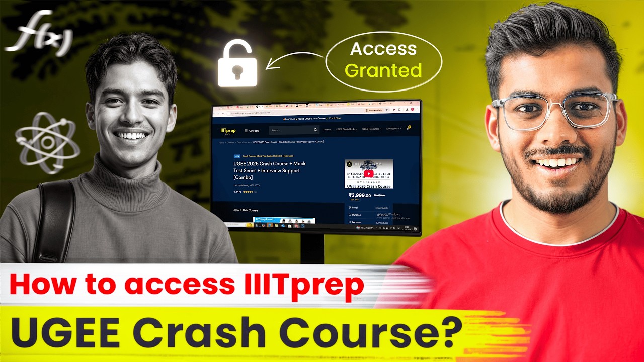 How to access UGEE Crash Course