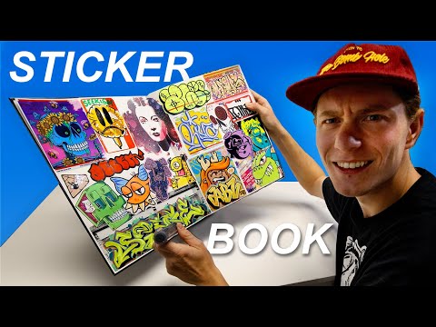 I Made A 100+ Page Book With Stickers