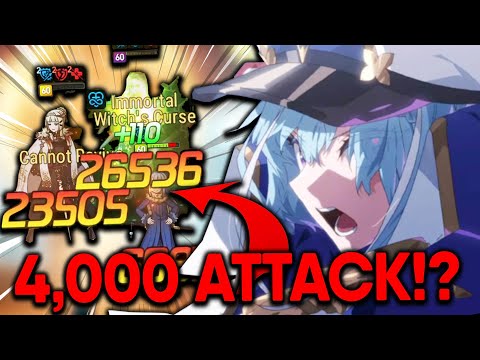 I built the STRONGEST DAMAGE Navy Captain Landy in Epic Seven and made her cleave.