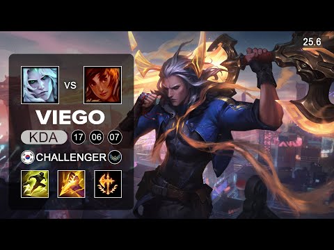 Viego vs Taliyah Jungle - KR Challenger - Patch 25.6 Season 15