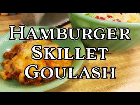 Hamburger Skillet Goulash Recipe