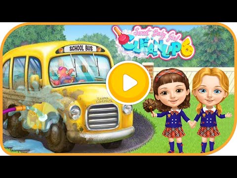 Sweet Baby Girl Cleanup 6 #1 - School Cleaning Game | TutoTOONS | Educational | HayDay - YouTube