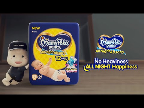 Mamy Poko Pants All Night Absorb Baby L Diapers