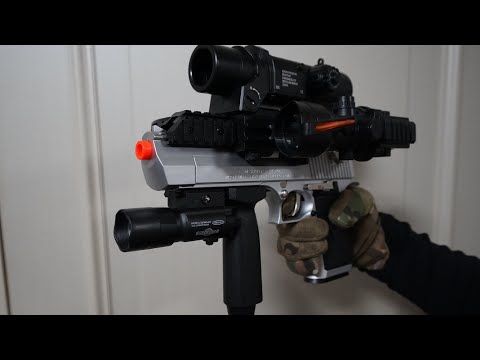 REALISTIC TOY GUNS Airsoft Gun - Desert Eagle Customizing -Glod Silver Black-MY Toy Guns collection