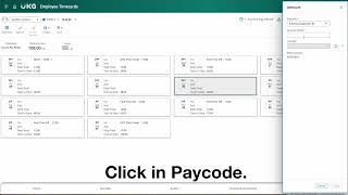 Adding Pay Code in UKG