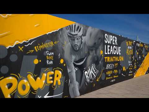 Super League Triathlon Men's Bike Race - (Kristian Blummenfelt, Richard Murray, Jonny Brownlee)