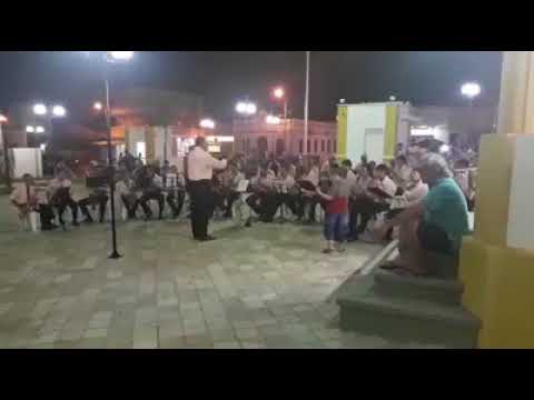 Banda Euterpe Jardinense - Retreta na Praça Manoel Paulino dos Santos Filho