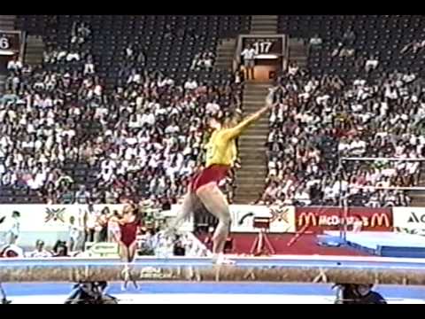 7th Team ESP Eva Rueda BB - 1991 World Gymnastics Championships 9.712