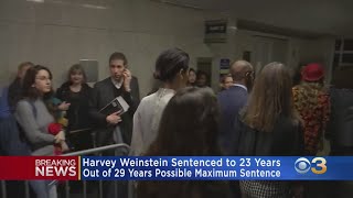 Convicted Rapist, Disgraced Movie Producer Harvey Weinstein Sentenced To 23 Years In Prison