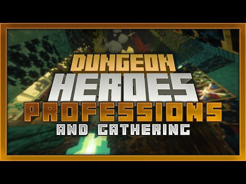 Ultimate Dungeon Heroes Professions - MMORPG in Minecraft!