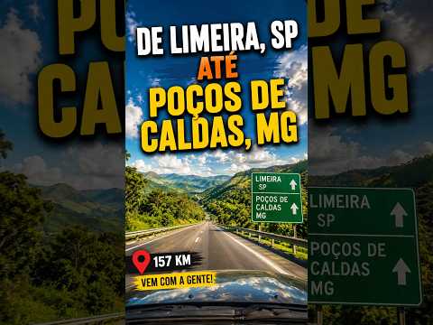 De Limeira, SP até Poços de Caldas, MG