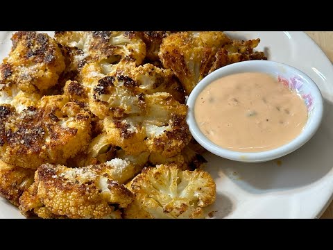 Oven Roasted Cauliflower with Sauce Recipe