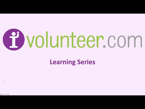 Ivolunteer video/presentation/materials