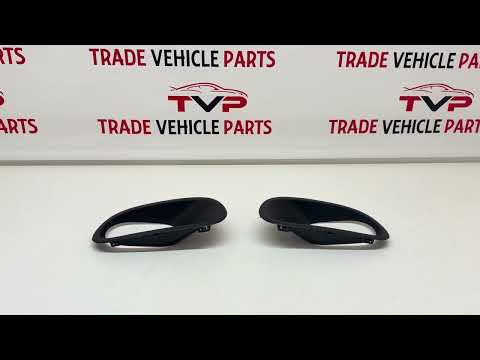 Fits Citroen C3 2016-2023 Fog Lamp Moulding Set 2Pcs Black video