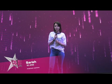 Sarah 16 ans - Swiss Voice Tour 2022, Matran Centre
