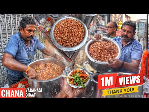 50 kg todos os dias | Chana Chaat mais vendido da Índia | Prato apenas Rs.15/- | Comida de rua Índia