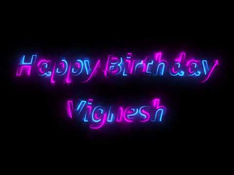 Happy Birthday Vignesh