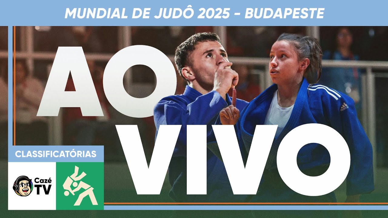 MUNDIAL DE JUDÔ BUDAPESTE 2025 | NATASHA FERREIRA E MICHEL AUGUSTO | ELIMINATÓRIAS | DIA 1
