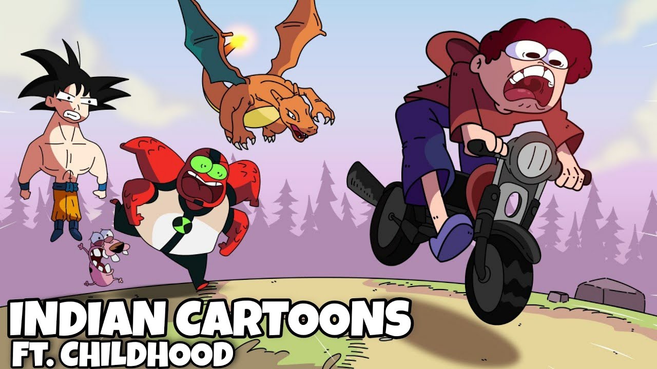 Types Of Indian Cartoons | Ft. Childhood Memories