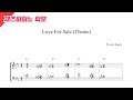 [ 재즈피아노 악보 ] Taylor Eigsti - Love for Sale (Theme)