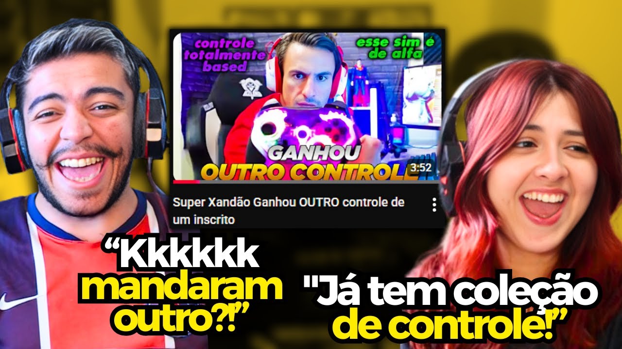 Super Xandão Ganhou OUTRO controle de um inscrito | REACT