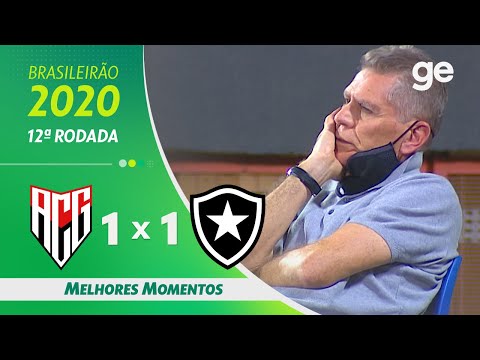 Gols e lances de Atlético-GO x Botafogo
