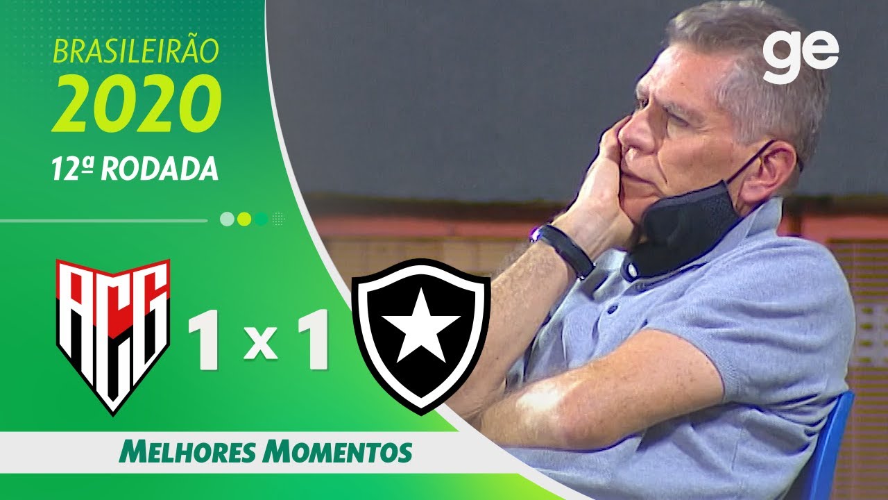 VÍDEO: Gols e melhores momentos do empate entre Atlético-GO e Botafogo