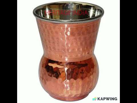 300 ml copper mughlai glass