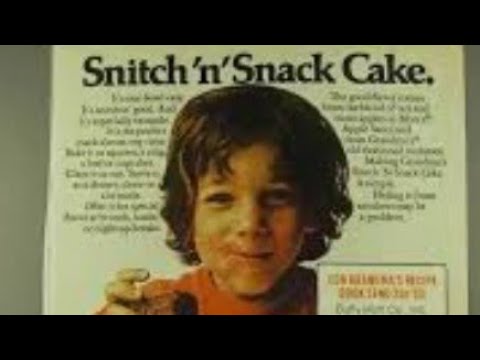 Grandma's One Bowl Molasses Cake 1973 A Snitch 'n" Snack Vintage Cake