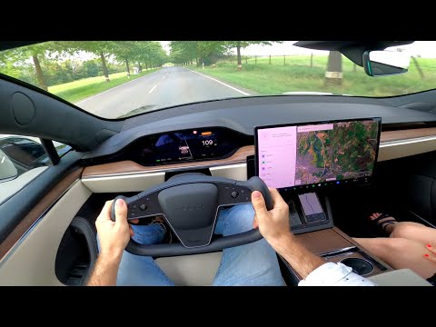 2023 Tesla Model S [ 670 HP ] 0-100 Acceleration | POV Test Drive
