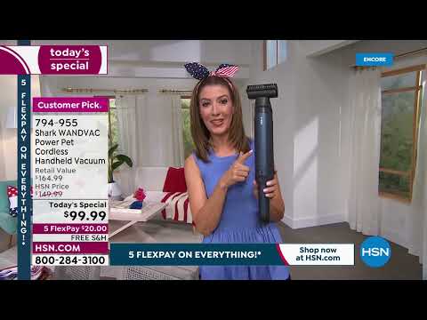 HSN | Summer Home Solutions Celebration - Shark Cleaning 07.03.2022 - 06 AM