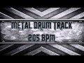 Metal Drum Track 205 BPM (HQ,HD)