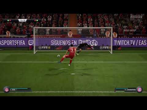 FIFA18 penalty shootout and glitch at the end