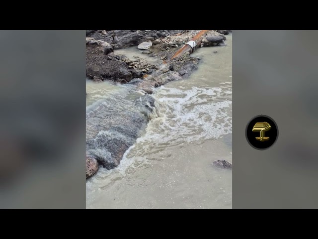 Aguas fecales discurren desde hace varias semanas por el lecho del Barranco de Los Ríos, en Telde