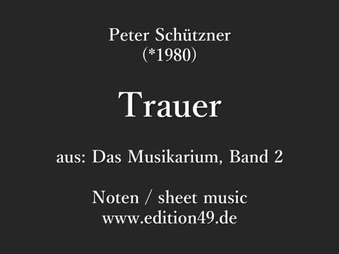 Peter Schützner - Trauer