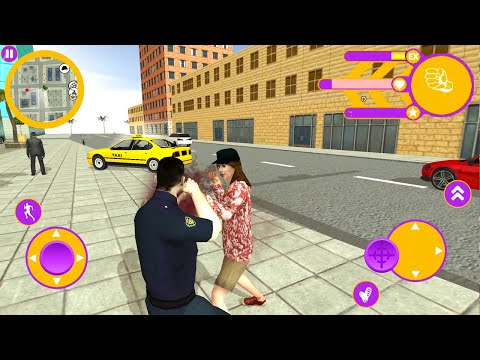 US Police Crime Rope Hero Real Gangster Simulator #2 Android Gameplay