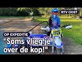Zijspanners Winston (10) en Ross (12) knallen met 80 km/h door de bocht | RTV Oost