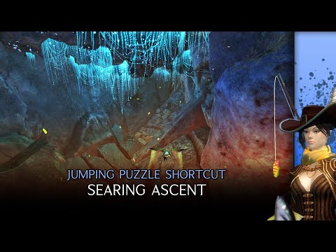 Guild Wars 2 Jumping Puzzle Shortcut - Searing Ascent (updated)