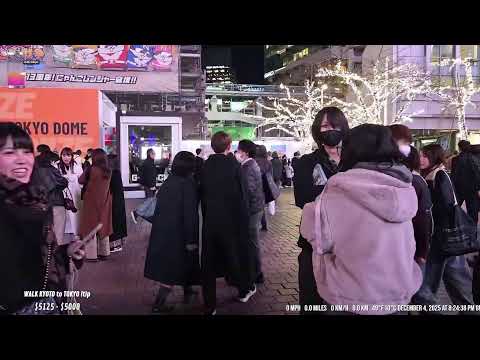 LIVE in Tokyo Japan walking| follow @kumamonster_tv