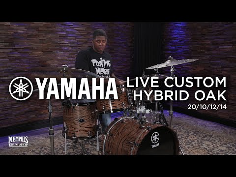 Yamaha Live Custom Hybrid Oak Drum Set 20/10/12/14 (LH0F40UNT)